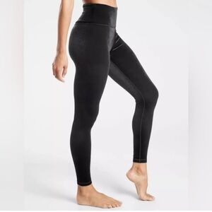 ATHLETA Elation Velvet Tight Size S/P Black High Rise